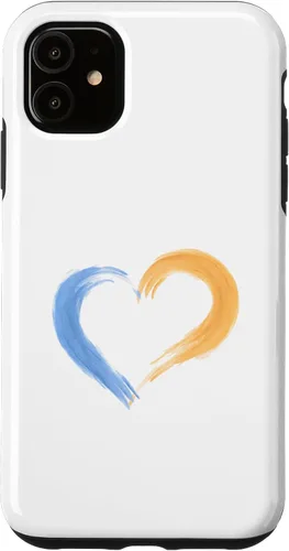 Vista 8 de Ukraine Heart Case for iPhone 16