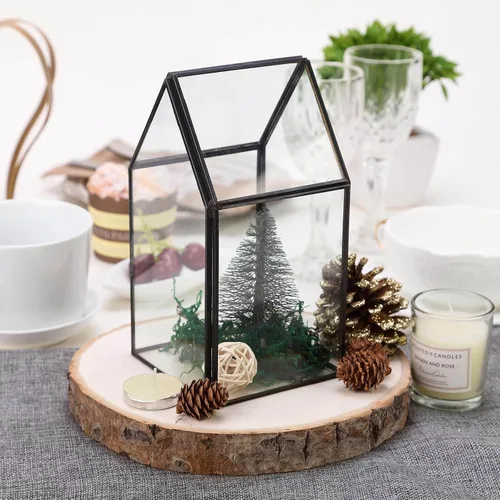 Vista 7 de Efavormart - Losas de madera de álamo rústicas redondas de 9 pulgadas de diámetro, decoración de mesa natural para bodas y eventos