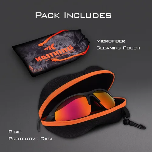 Vista 7 de KastKing Cuivre - Gafas de sol deportivas polarizadas para hombres y mujeres ideales para conducir pescar ciclismo y correr protección UV