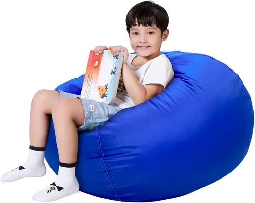 Vista 43 de Lukeight - Puf de almacenamiento de animales de peluche para niños, funda para puf de dinosaurio con cremallera para organizar la habitación