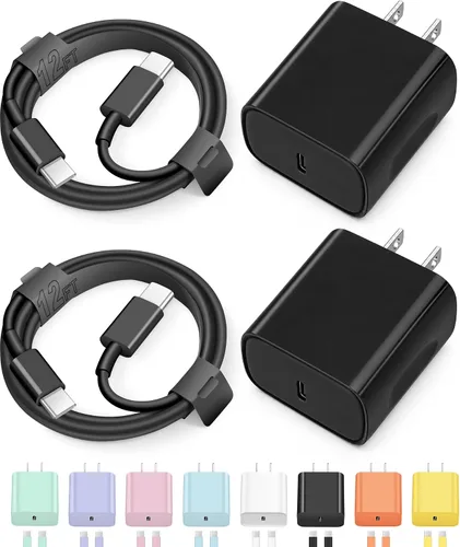 Vista 9 de Cargador de carga rápida USB C de 3 pies para iPhone 17, 16, 15, carga rápida, paquete de 2 unidades para iPhone 17/17 Plus/17 Pro/17 Pro Max/iPhone