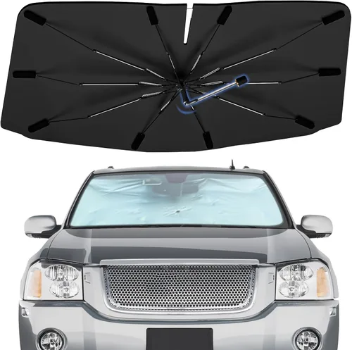 Vista 45 de Sombrilla Parasol para Parabrisas para Mazda 3 2014-2026, Parasol Plegable para Coche para Ventana Delantera, Visera Protectora Solar Altamente