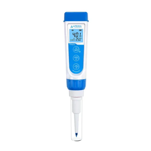 Vista 10 de Apera Instruments PH60-MS Kit de Probador de Medidor de pH Portátil con Electrodo de pH Semi-Micro LabSen 246-5 ATC para Medición de pH de Grado