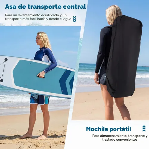 Vista 2 de Goplus Inflatable Stand Up Paddle Board w/SUP Paddleboard Accessories