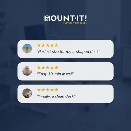 Vista 7 de Mount-It! Cajón para lápices debajo del escritorio, bandeja de almacenamiento oculta deslizante para suministros de oficina, organizador de 4