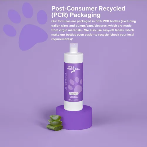 Vista 5 de Paul Mitchell Pet Champú Super brillante, lavado iluminador, champú blanqueador para perros, 16.9 onzas líquidas