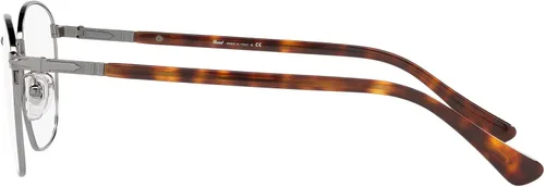 Vista 4 de Persol PO2476V - Marcos cuadrados para gafas graduadas, plateadodemo, lente