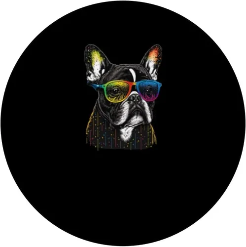 Vista 3 de Cute french bulldog PopSockets Swappable PopGrip