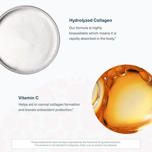 Vista 5 de Youtheory Colágeno en polvo - 0.71 oz de péptidos de colágeno hidrolizados - con vitamina C, biotina y aminoácidos - Apoya la salud