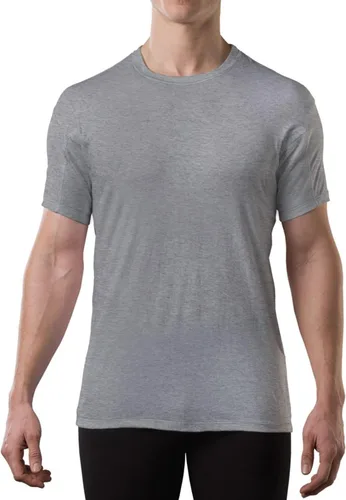 Vista 13 de Camiseta interior de algodón a prueba de sudor para hombre, bloqueo de olor Blanco