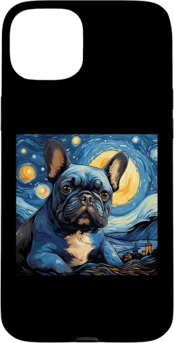 Vista 9 de Van Gogh Dog French Bulldog Case for iPhone 16