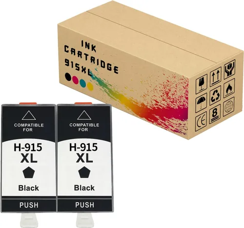 Vista 9 de 915XL Cartucho de tinta de repuesto compatible con HP 915XL, para impresoras HP OfficeJet 8010 8012 8013 8015 8020 8022 8023 8026 8028 8030, 1 negro