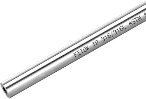 Vista 13 de Tubo sin costuras de acero inoxidable 316/316L 1" DE × 0.065" de pared × 40" de longitud. Tubo recocido ASTM A269 (1 pieza)