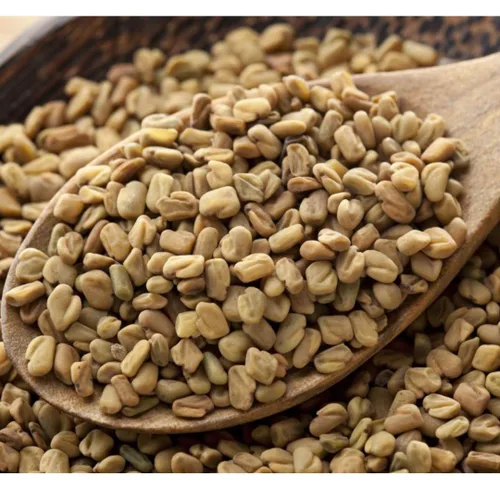 Vista 4 de Spicy World Semillas de fenogreco (Methi) Bolsa a granel de 5 libras, totalmente naturales y puras
