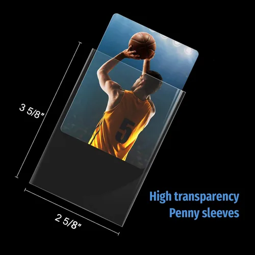 Vista 6 de 100 Toploaders para tarjetas, protector de tarjetas Toploader 35PT, fundas de plástico duro de 3 x 4 pulgadas, protector de tarjeta de béisbol