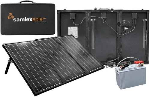 Vista 2 de Samlex Solar: kit de carga solar portátil