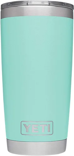 Vista 23 de YETI Rambler - Vaso de acero inoxidable con aislamiento al vacío de 20 onzas con tapa MagSlider Blanco