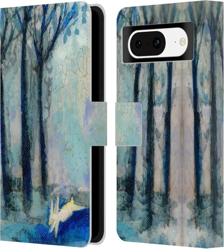 Vista 10 de Head Case Designs Officially Licensed Wyanne Half Light Nature 2 Leather Wallet Case Compatible with Google Pixel 8