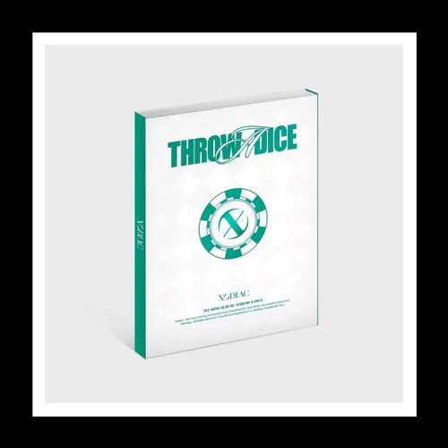 Vista 3 de XODIAC THROW A DICE 1er Mini álbum CD+Photobook+Pegatina+Postal+Póster plegado en paquete+Tarjeta fotográfica+Seguimiento sellado (versión atreva)