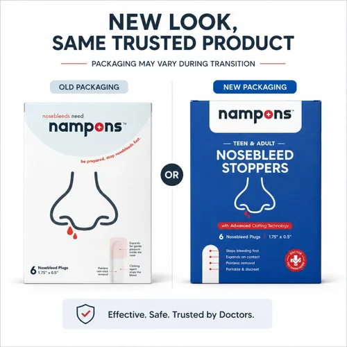 Vista 7 de Nampons Tapones para sangrado nasal: 24 tapones de sangrado nasal con agente de coagulación para detener las hemorragias nasales rápidamente.
