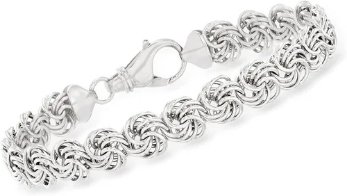Vista 5 de Ross-Simons Juego de joyas de plata esterlina 3 pulseras, Plata esterlina, no conocido