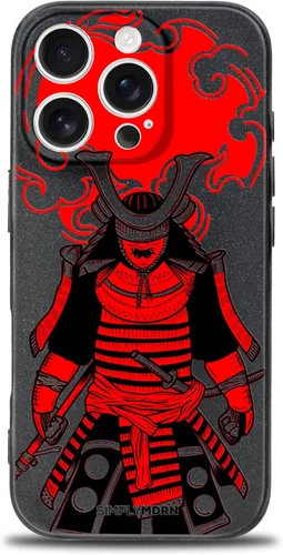 Vista 103 de SIMPLYMDRN Funda delgada para iPhone 12 Pro Max, diseño de guerrero, funda genial para hombres, funda de soldado de combate, delgada y flexible