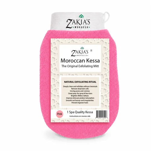 Vista 19 de Guantes exfoliantes originales Kessa, paquete económico (2 unidades), color beige, microdermoabrasión en casa, elimina la piel muerta no deseada