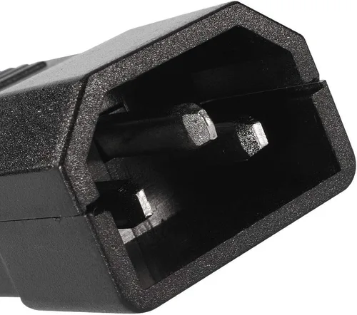 Vista 2 de uxcell 3 pares AC250V 10A IEC C14 macho C13 hembra, 3 terminales de clavijas adaptador en línea enchufe enchufe conectores de enchufe