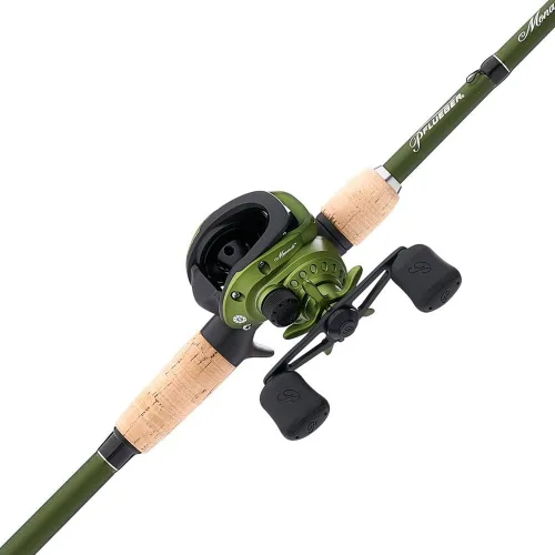 Vista 9 de Pflueger Combo de carrete de cebo y caña de pescar Monarch de perfil bajo
