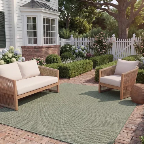 Vista 37 de Safavieh Colección Courtyard CY8022 Alfombra, 2 pies x 3 pulgadas x 5 pies, aguamarina y gris, impermeable, fácil de limpiar, sin pelusa