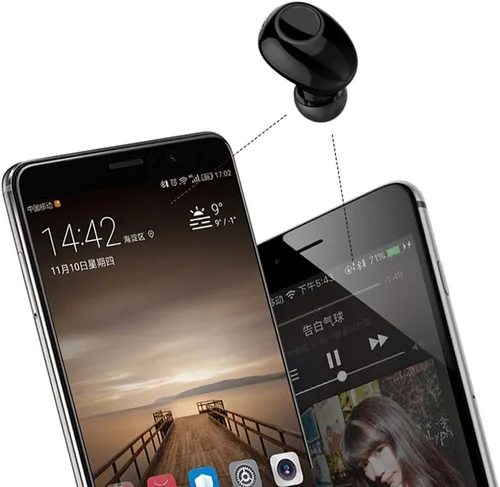 Vista 3 de Solo auricular Bluetooth auricular, auricular inalámbrico micrófono