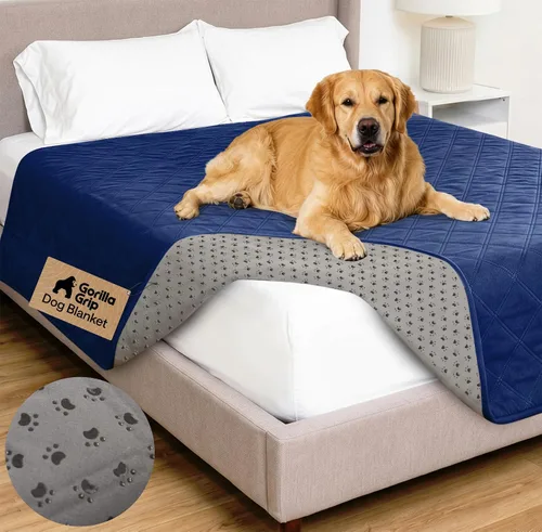 Vista 22 de GORILLA GRIP® Manta impermeable para perro, funda de sofá para perros, 30 x Borgoña