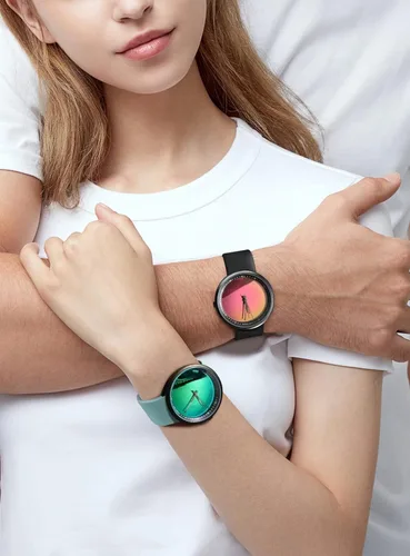 Vista 5 de HEYSEN Relojes de movimiento de cuarzo japonés para hombres y mujeres unisex único espejo mágico relojes geniales estilo de gafas de sol relojes