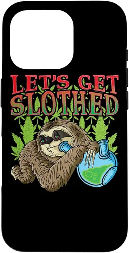 Vista 20 de Sloth Smokes Grass Shirt Marihuana Sloth Cannabis Stoner Case para iPhone 17