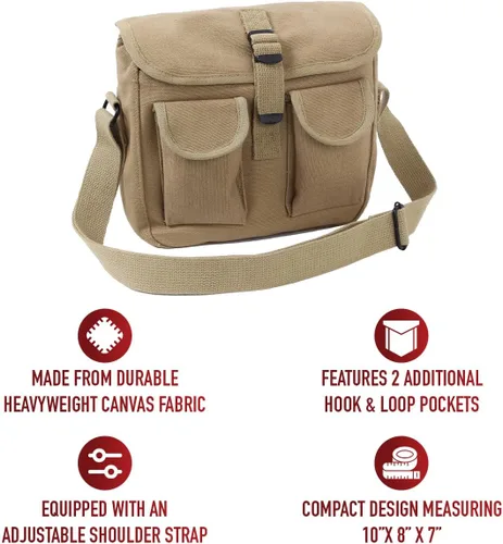 Vista 30 de Morral de lona Rothco para municiones