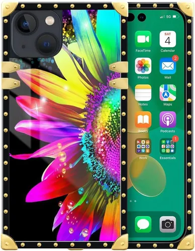 Vista 15 de DAIZAG Funda compatible con iPhone 14 Pro Max, funda de Angel Wings Girl para iPhone 14 Pro Max, decoración de metal de TPU suave a prueba de golpes