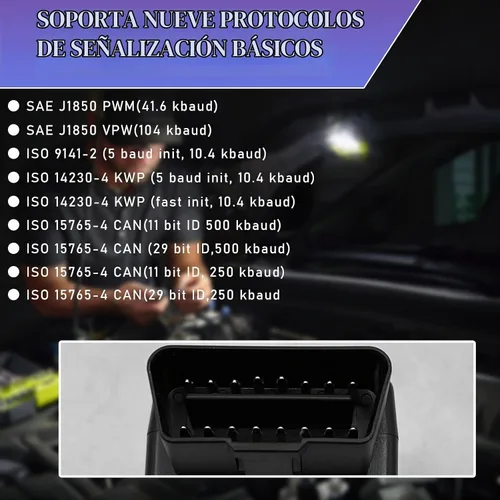 Vista 3 de Dickno Escáner Bluetooth OBD2 para automóvil, lector de código inalámbrico y herramientas de escaneo de diagnóstico de motor de verificación