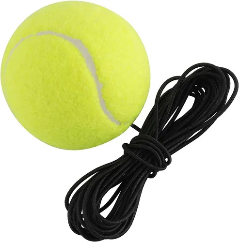 Vista 2 de Entrenador de tenis Dispositivo de práctica de tenis, pelota de entrenamiento de tenis con cuerda para entrenador de tenis solo, principiante