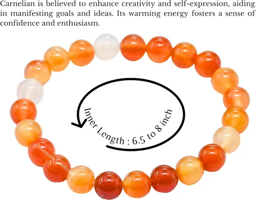 Vista 372 de Amazing Gemstone Pulsera de cristal para mujeres y hombres, pulsera de cristal curativo de protección, pulsera elástica con cuentas de piedras
