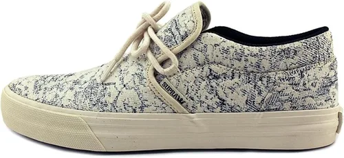 Vista 3 de Supra Cuba - Zapatillas de skate para mujer con punta redonda, color marfil