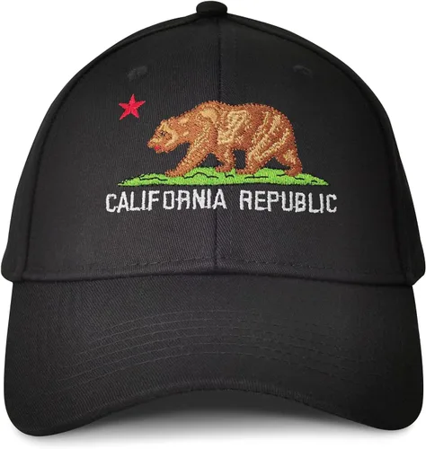 Vista 13 de Hepandy Sombreros bordados de California Bear