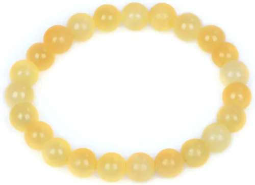 Vista 25 de AD Beads Pulsera elástica de cuentas redondas de piedras preciosas naturales, curación Reiki, 0.315 in Azul aguamarina