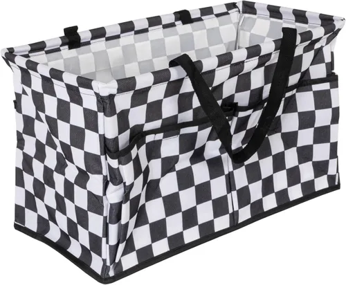 Vista 17 de Household Essentials Contenedor Gray Krush - Bolsa de utilidad multiusos con bolsillos Gris