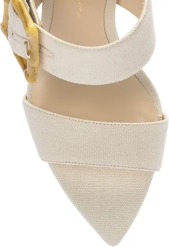 Vista 8 de Jessica Simpson Qena - Sandalias de tacón alto con hebilla para mujer
