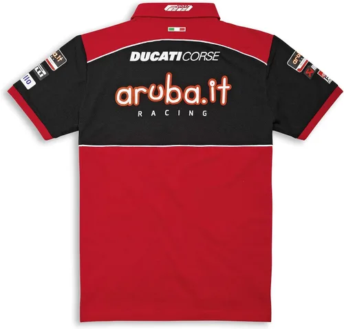 Vista 2 de Ducati Corse SBK 20 Team Replica Short Sleeve Polo