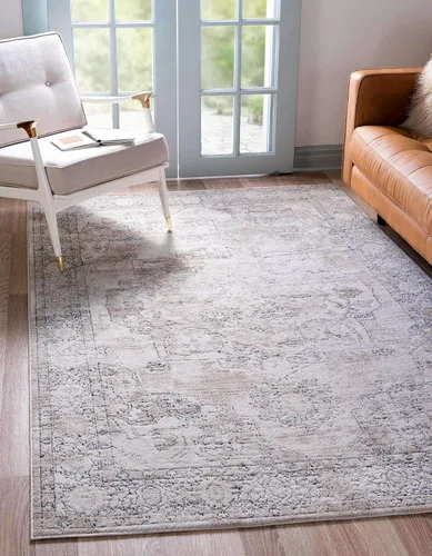 Vista 12 de Unique Loom Portland Collection - Alfombra Canby (2 pies 2 pulgadas x 3 pies 1 pulgada, rectangular, gris/azul)