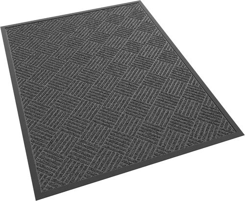 Vista 46 de Tapete para puerta delantera, 48 x 24 pulgadas, resistente para interiores y exteriores, tapete de bienvenida antideslizante para entrada, parte