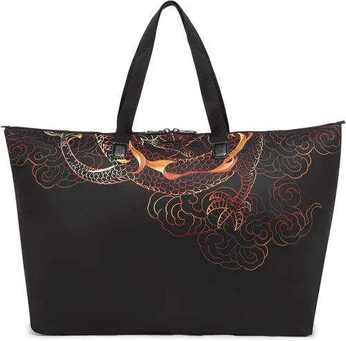Vista 9 de TUMI Just In Case Tote - Bolsa de viaje plegable para mujeres y hombres - Lleva accesorios de viaje fácilmente Verde alpino