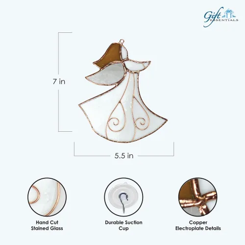 Vista 2 de Gift Essentials GE223 Angel Suncatcher (juego de 1)