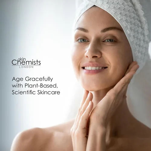 Vista 6 de Skin Chemists Retinol Bakuchiol suero facial con ácido hialurónico Suero de retinol para cara con fórmula avanzada antienvejecimiento